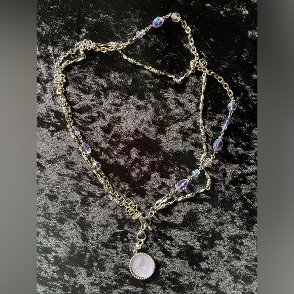 KIRKS FOLLY Love Never Dies Angel Centerpiece Necklace & Bracelet Jewelry Set - Picture 10 of 15